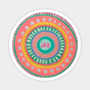 Love Mandala Magnet